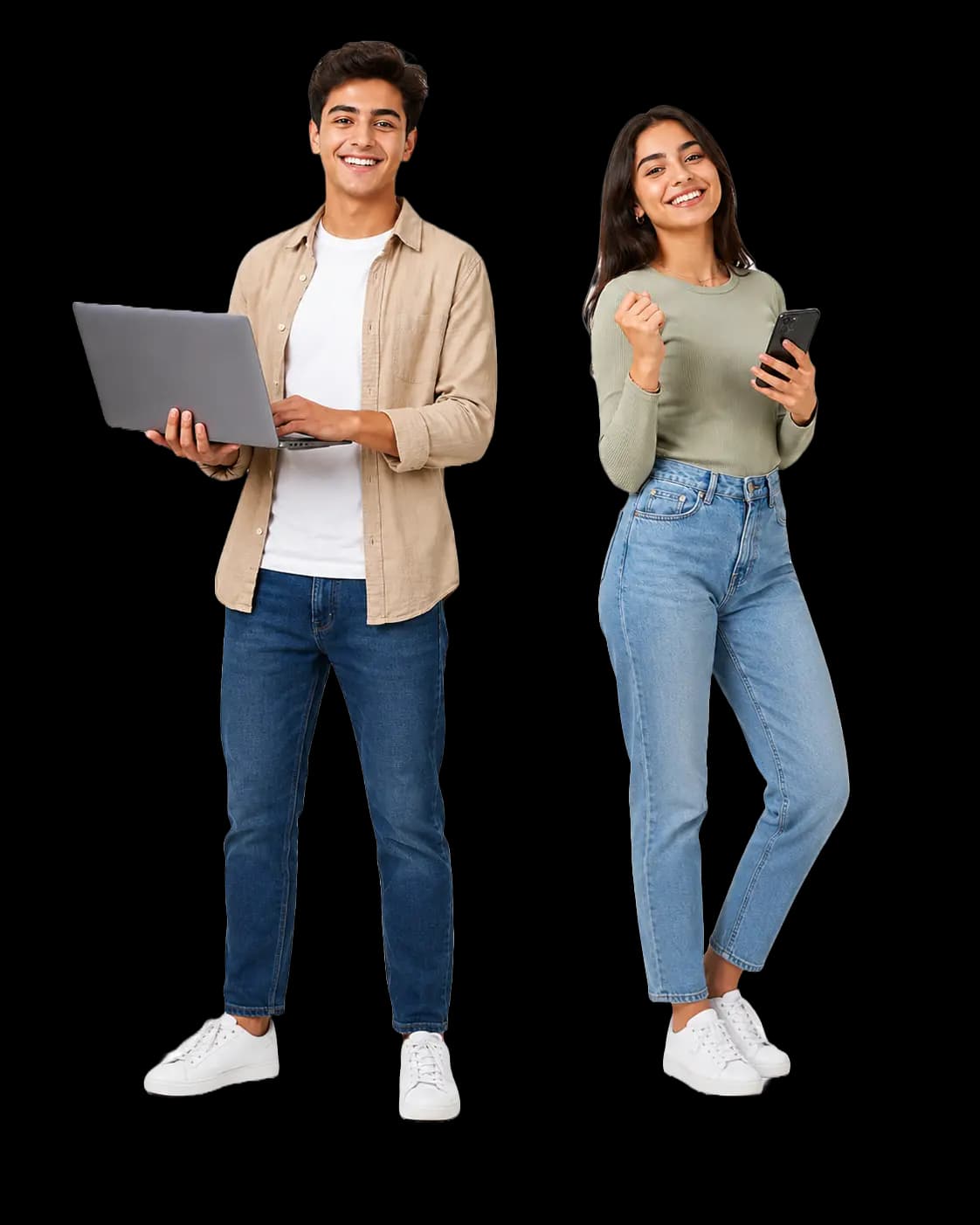 تلميذان تونسيان يتعلّمان معًا عبر منصّة 1for1
